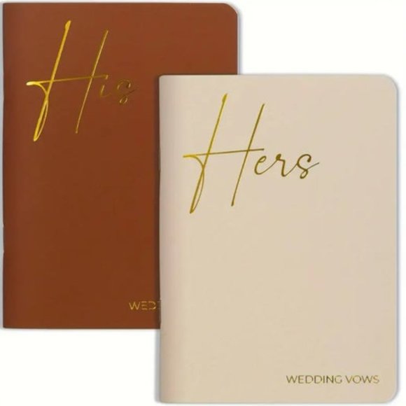 His and Hers Vow Books - Picture 1 of 2